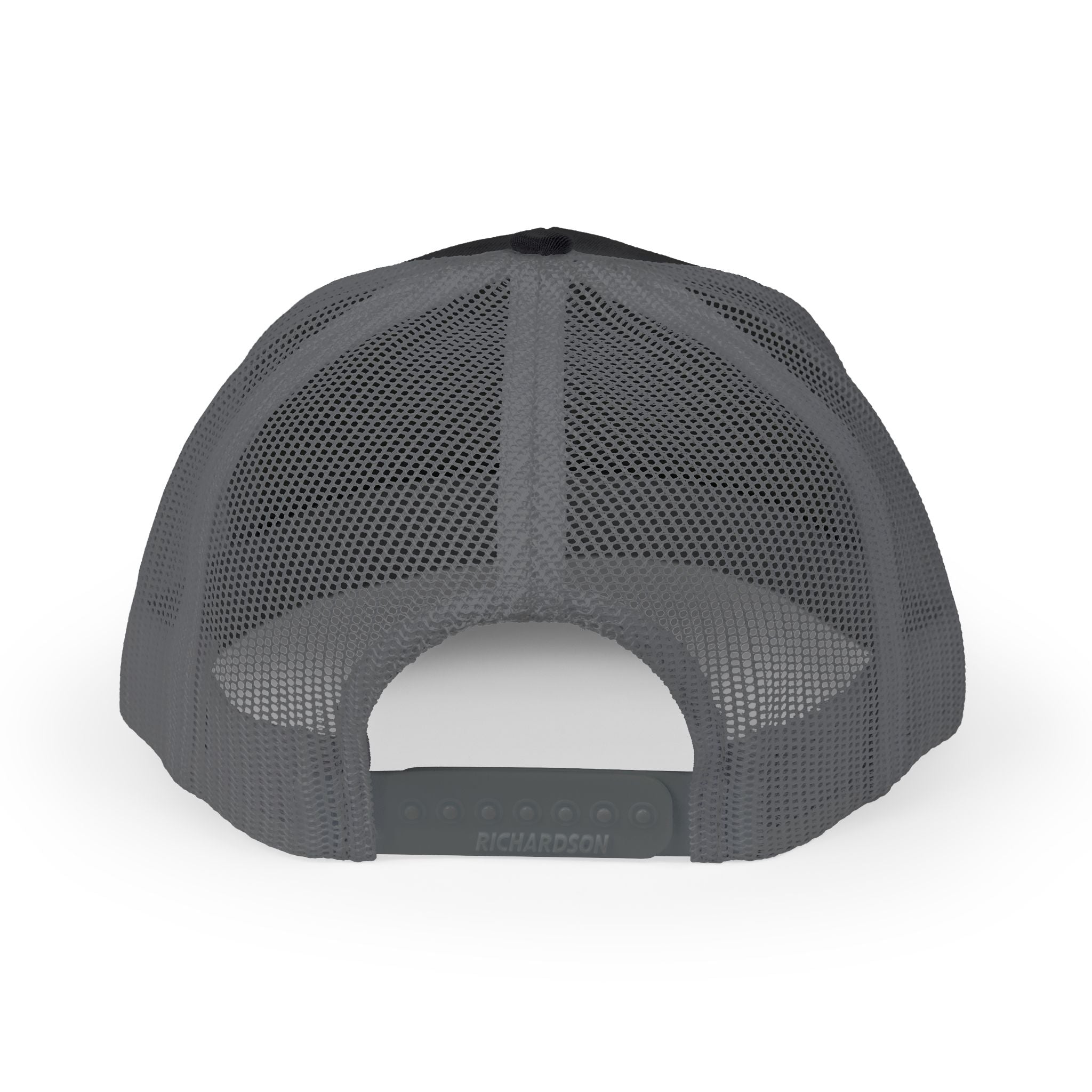 Religious Trucker Cap — Mosaic Sacred Heart Patch Snapback