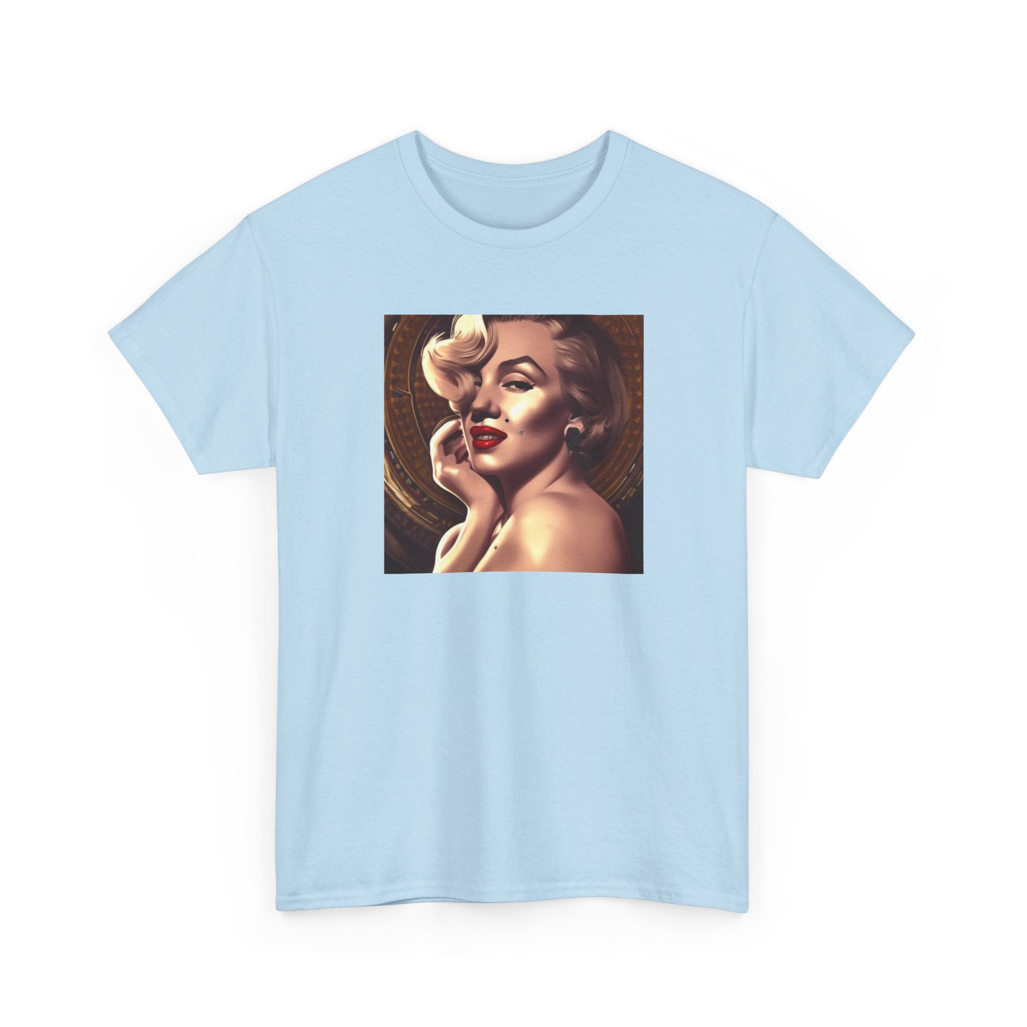 Vintage Glam Portrait Tee — Retro Pinup Art T-Shirt
