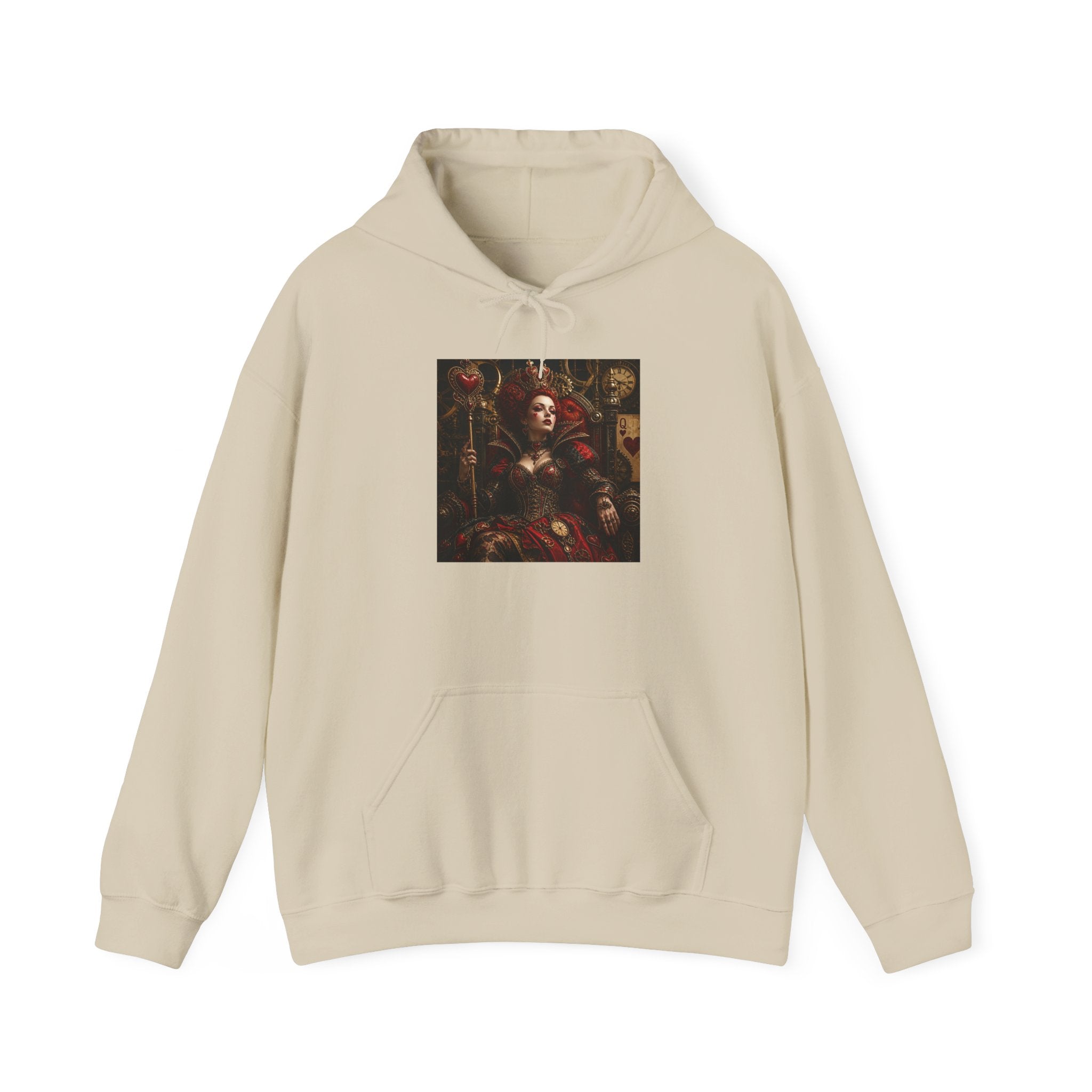 Medieval Steampunk Noble Portrait Hoodie — Vintage Renaissance Art Pullover