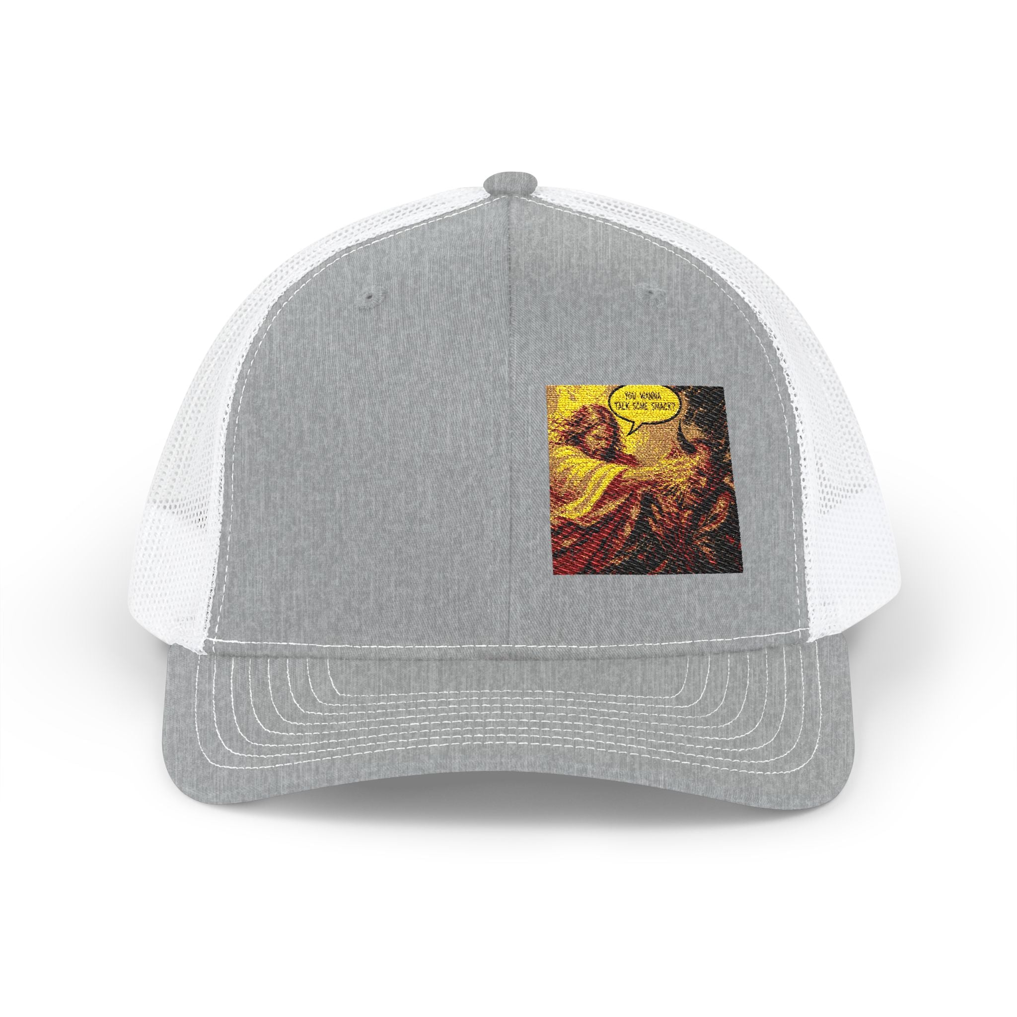 You want to talk smack? Jesus slapping the devil. For my brother Oscar