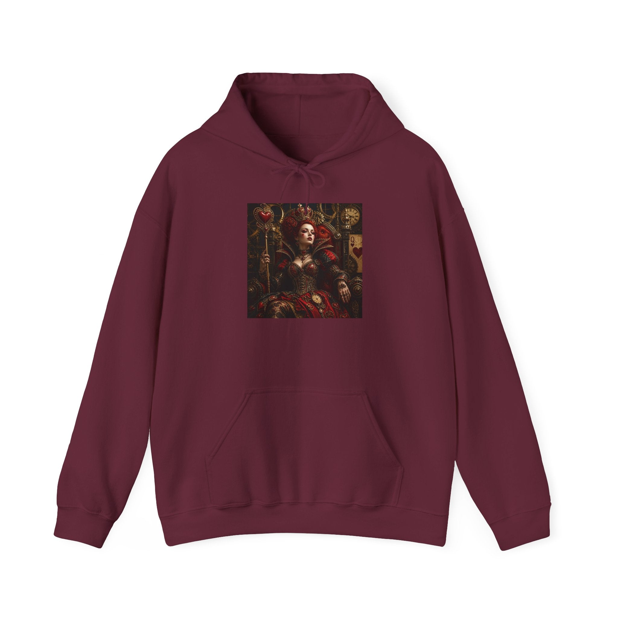 Medieval Steampunk Noble Portrait Hoodie — Vintage Renaissance Art Pullover