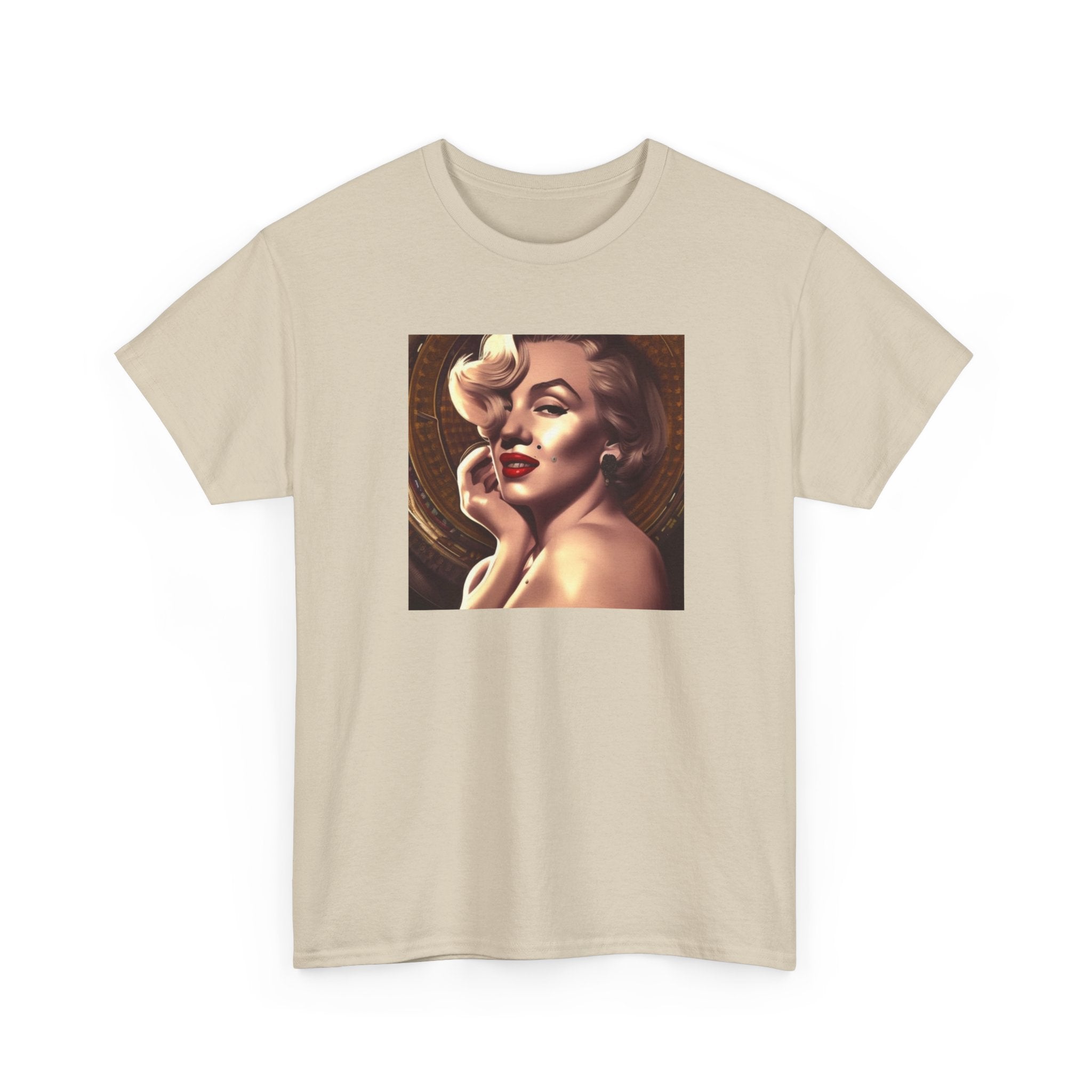 Vintage Glam Portrait Tee — Retro Pinup Art T-Shirt