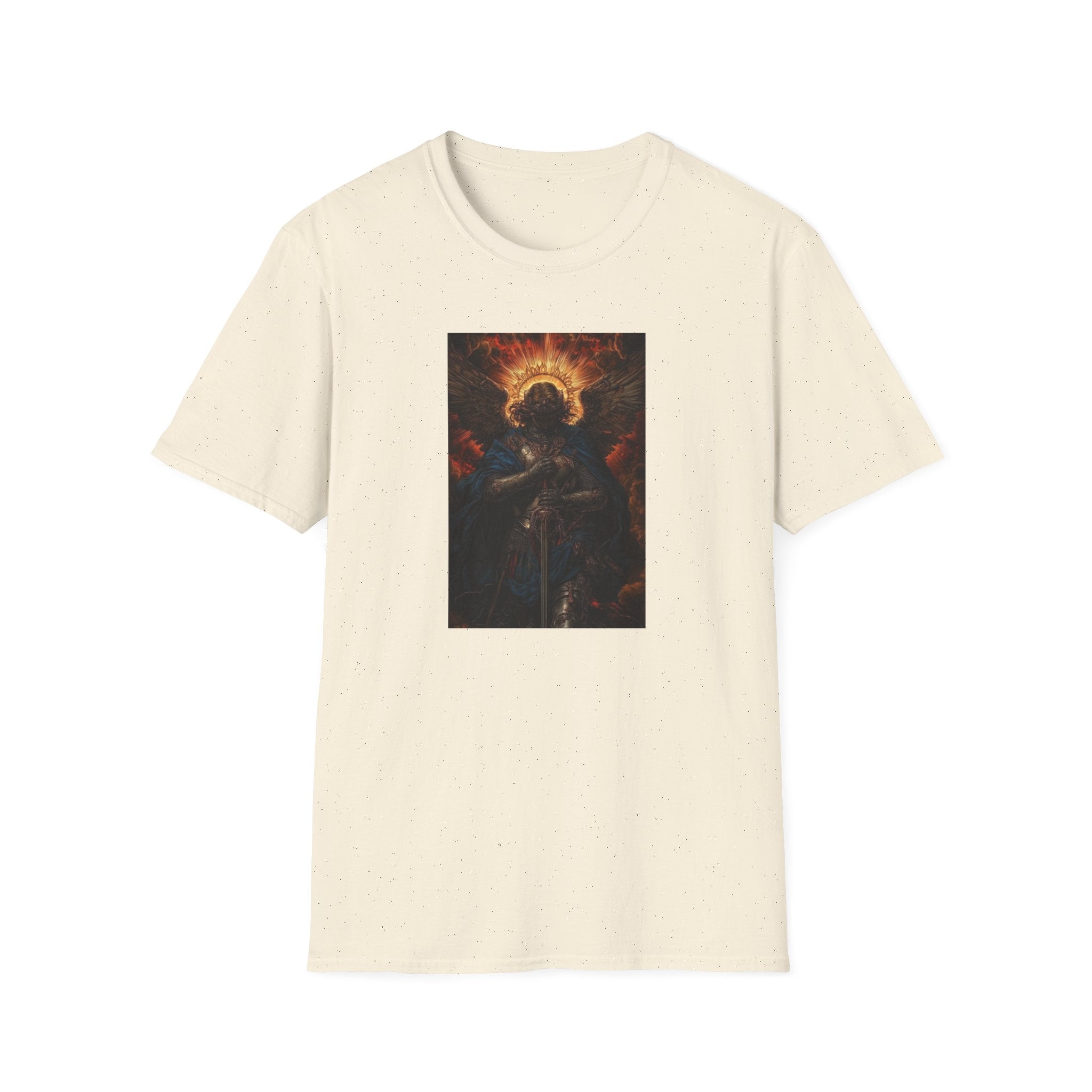 Graphic T-Shirt — Dark Angel Halo  religious Art Tee
