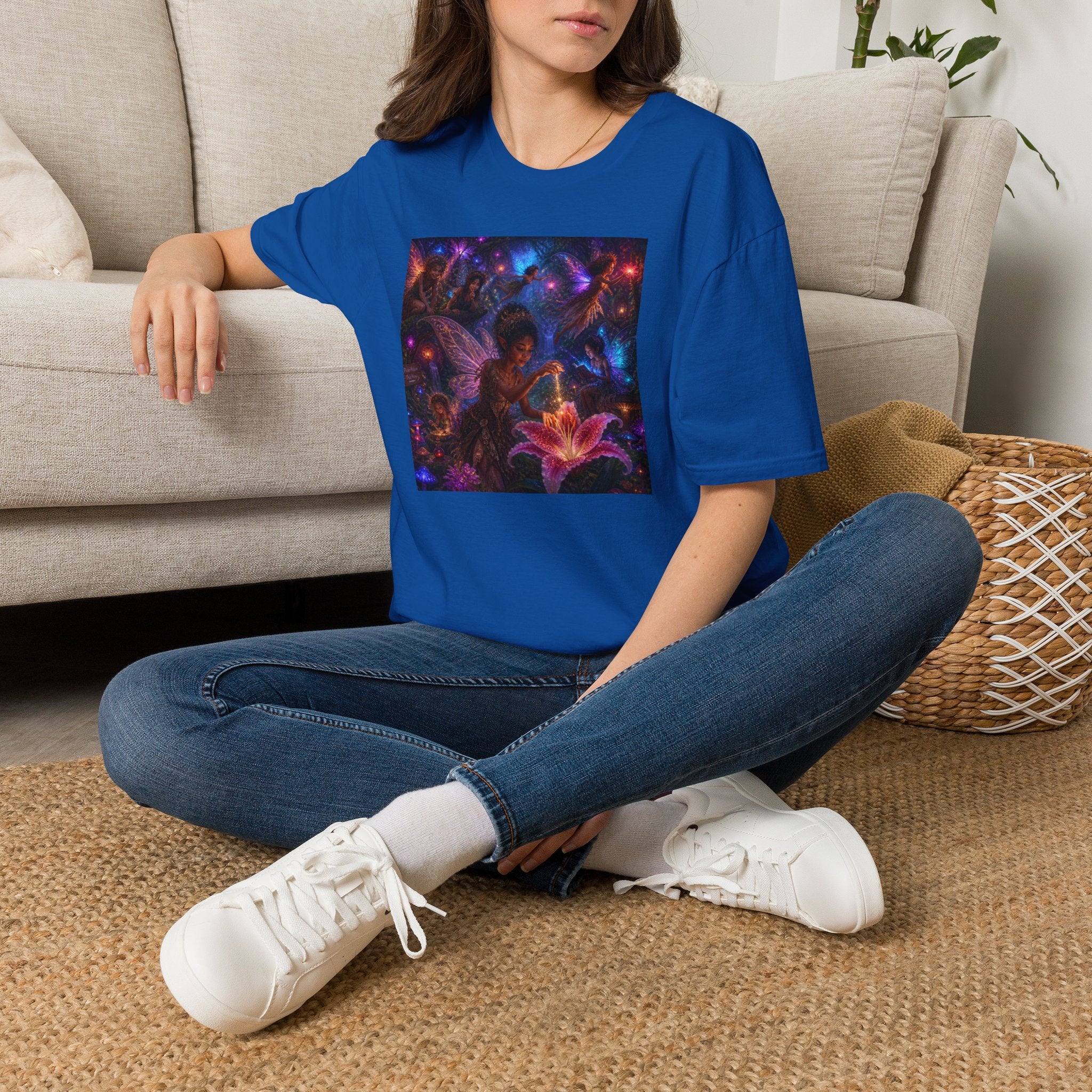 Fairy Garden T-Shirt — Enchanted Nightlight Wings Design