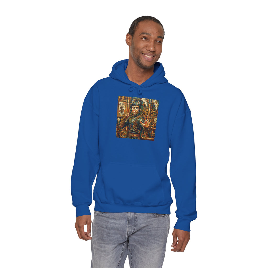 Hoodie —Steampunk Bruce Lee Artwork Hooded Sweatshirt