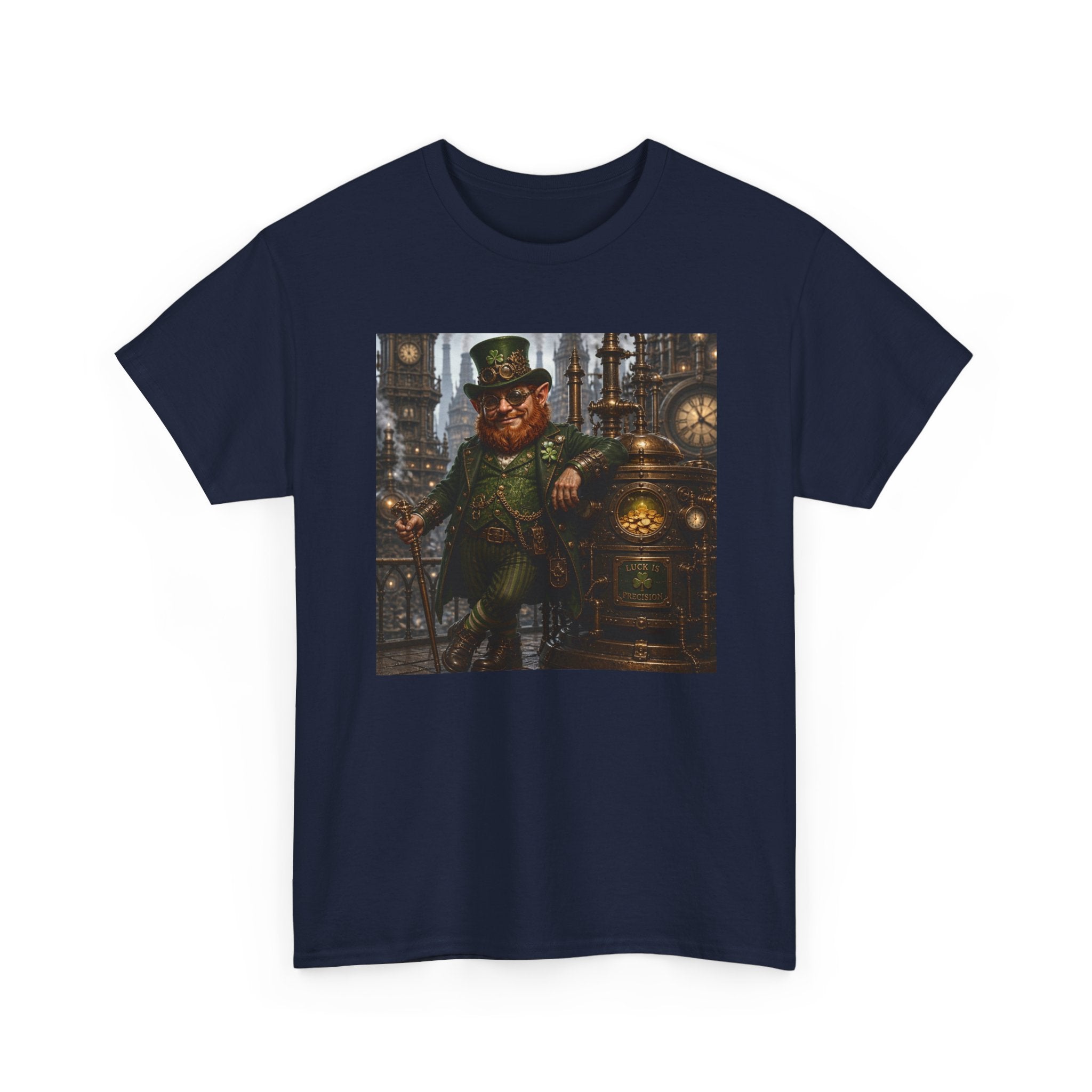 Steampunk Leprechaun T-Shirt — Vintage Industrial St. Patrick’s Day Tee