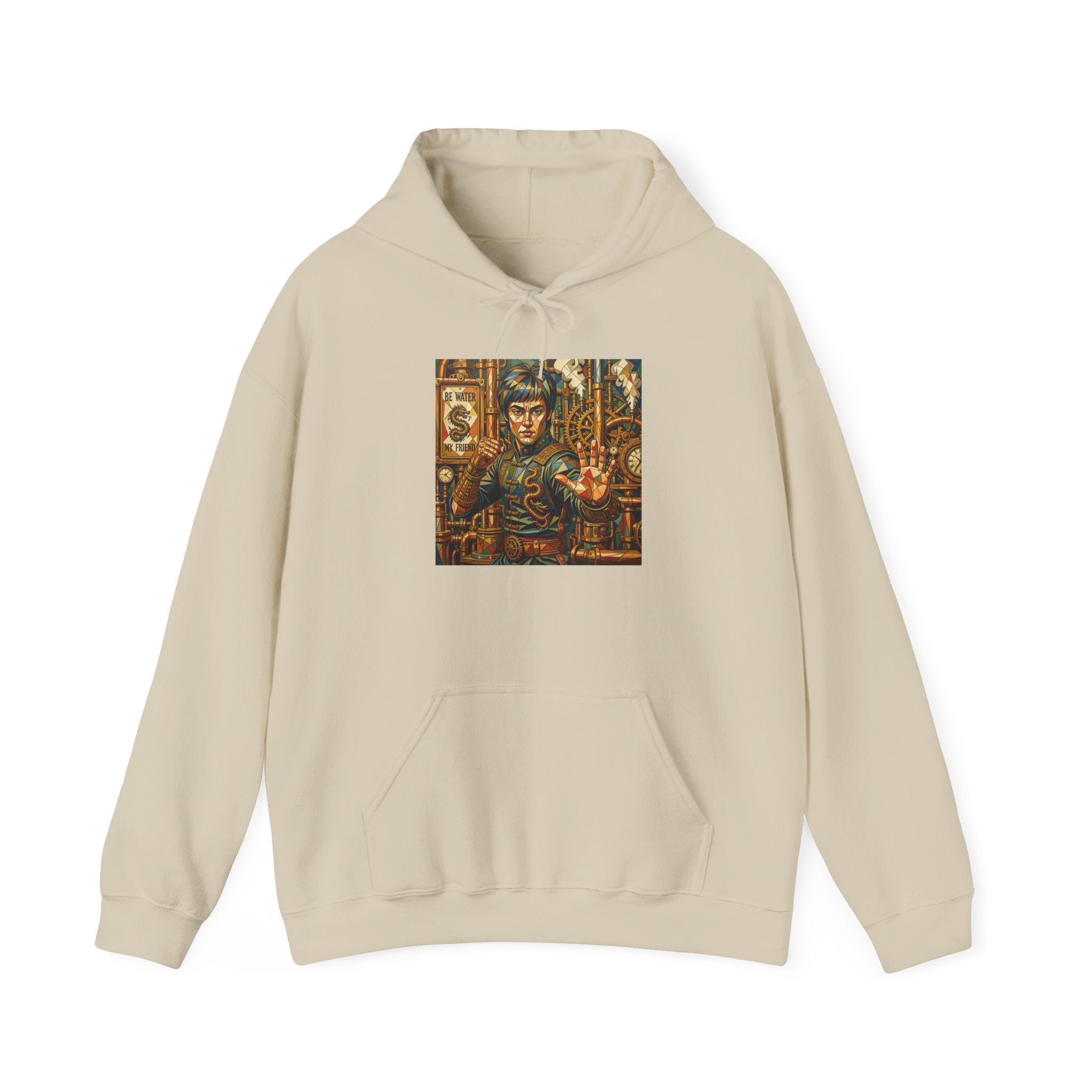 Hoodie —Steampunk Bruce Lee Artwork Hooded Sweatshirt