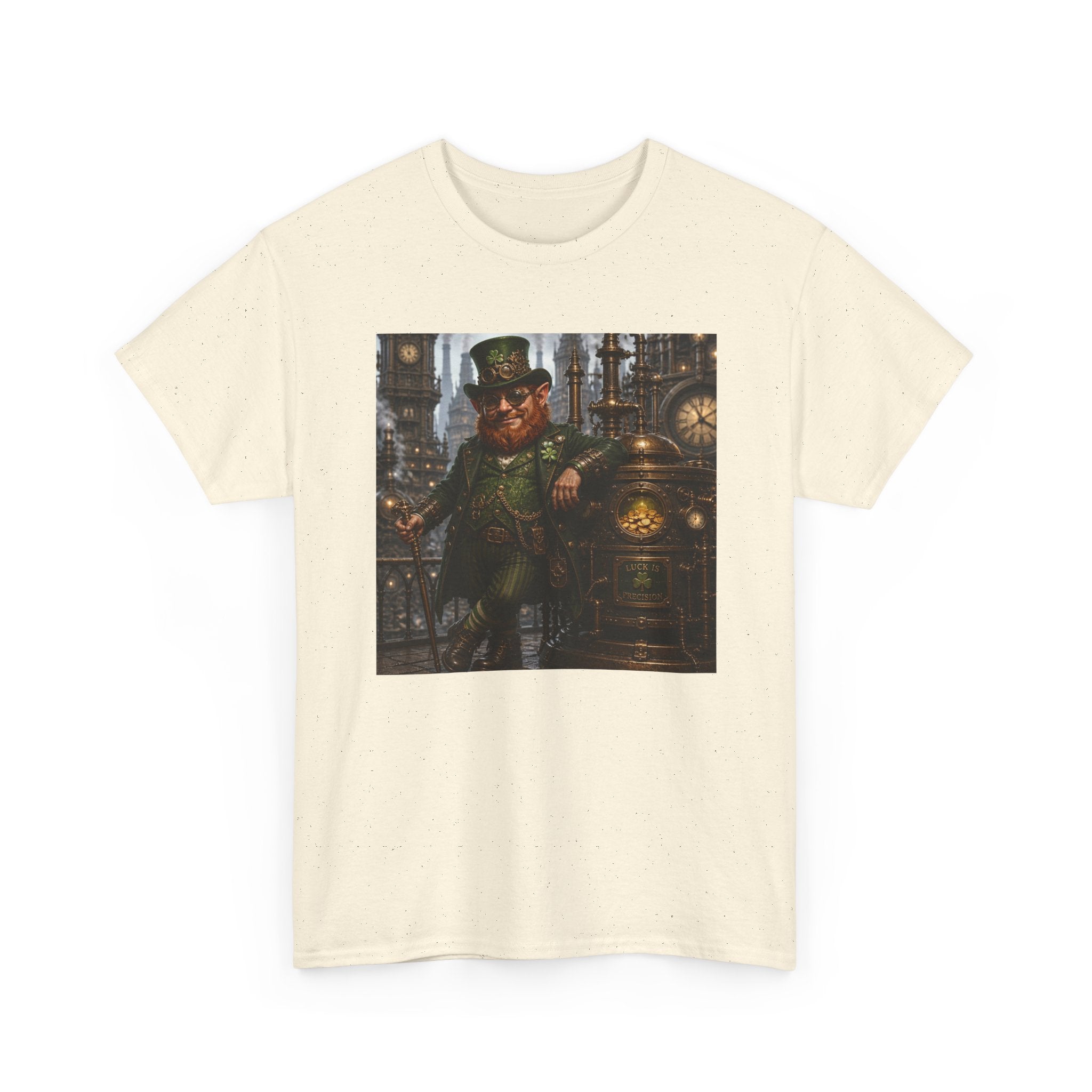 Steampunk Leprechaun T-Shirt — Vintage Industrial St. Patrick’s Day Tee