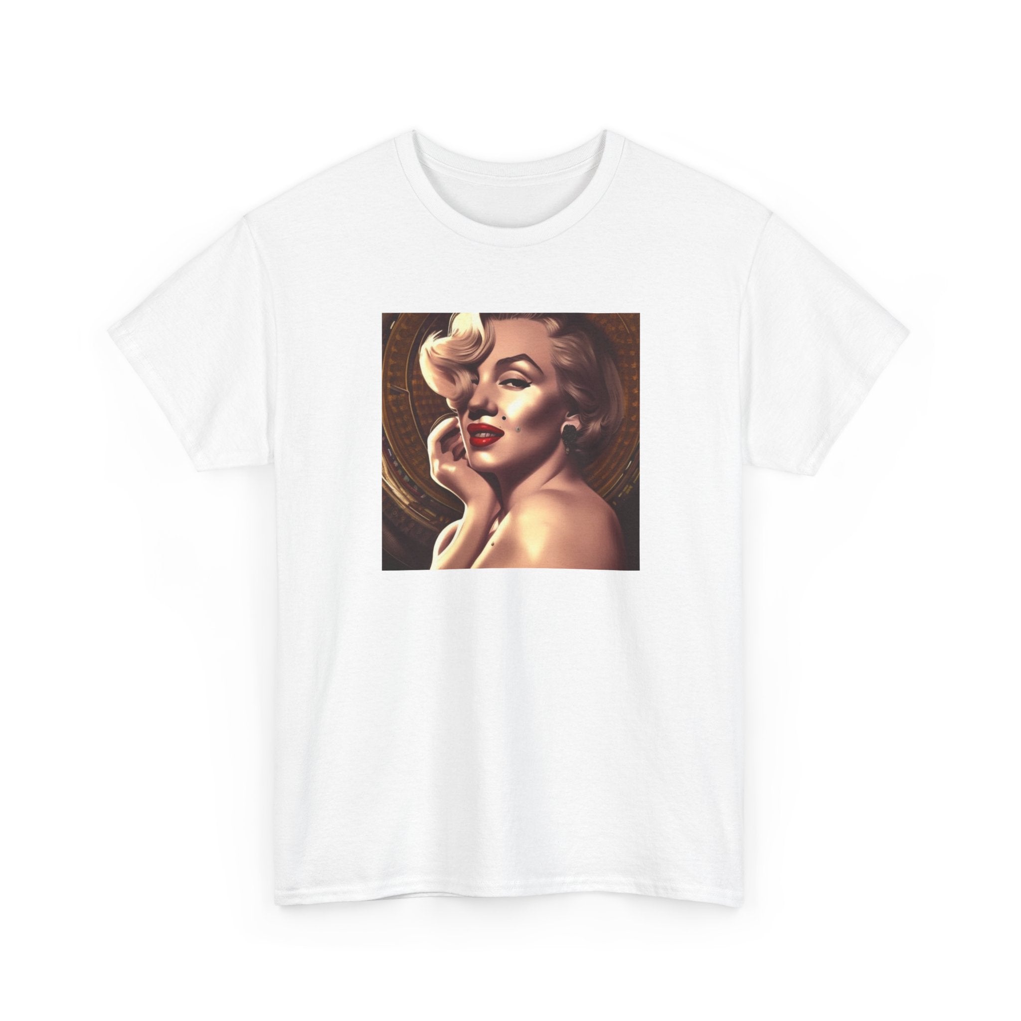 Vintage Glam Portrait Tee — Retro Pinup Art T-Shirt