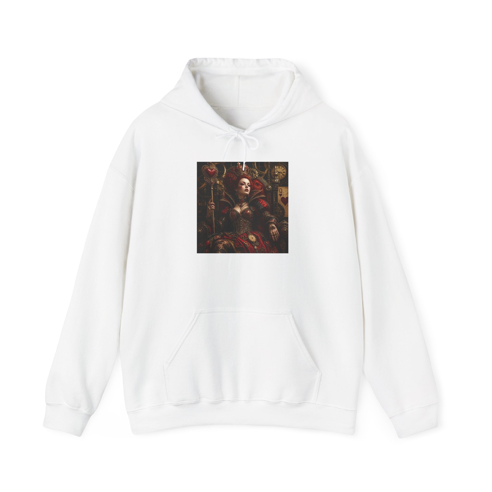 Medieval Steampunk Noble Portrait Hoodie — Vintage Renaissance Art Pullover