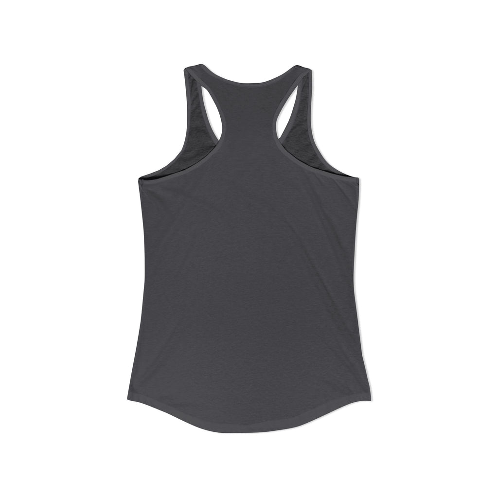 Women's Ideal Racerback Tank - Patriotic American Soldier w/ K-9