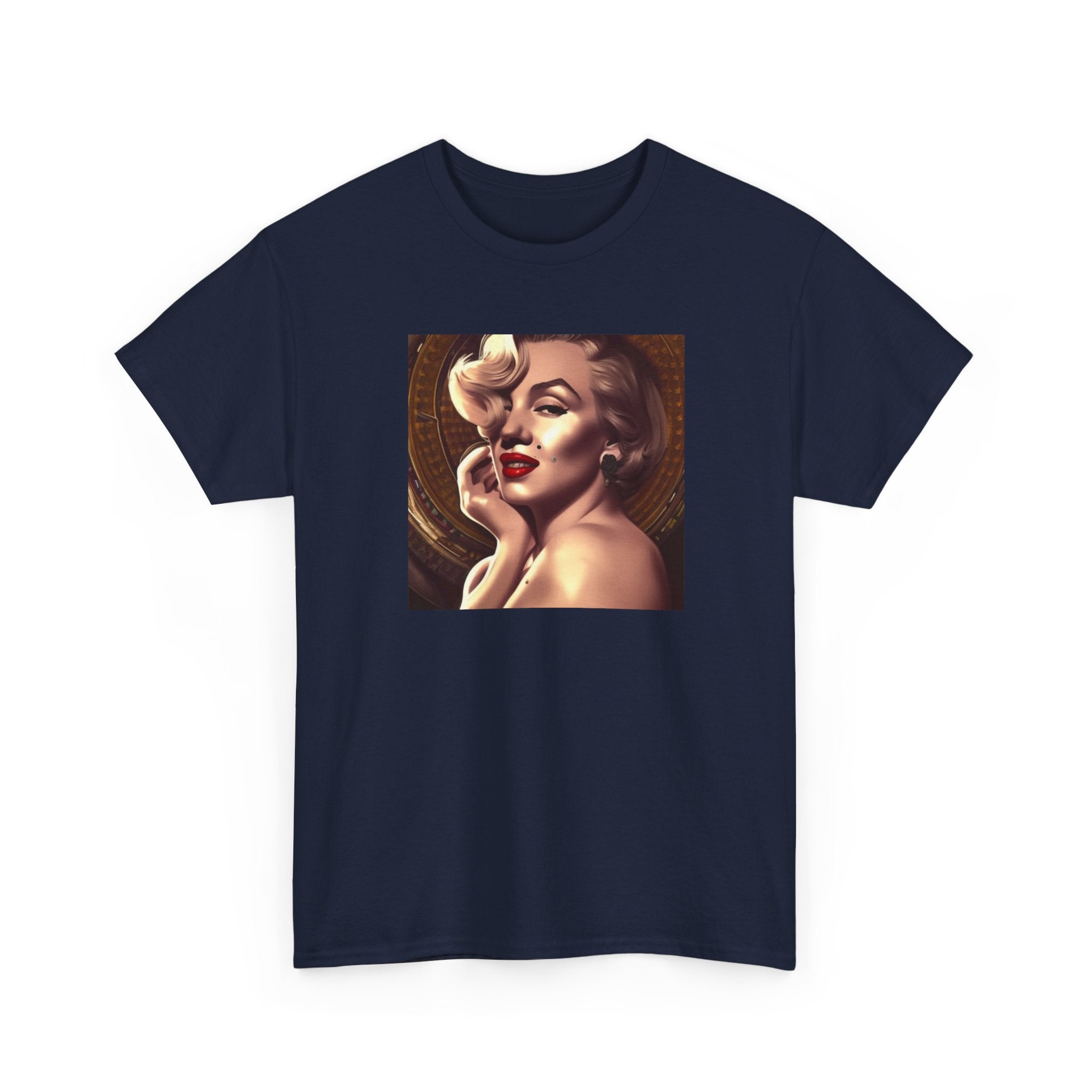Vintage Glam Portrait Tee — Retro Pinup Art T-Shirt